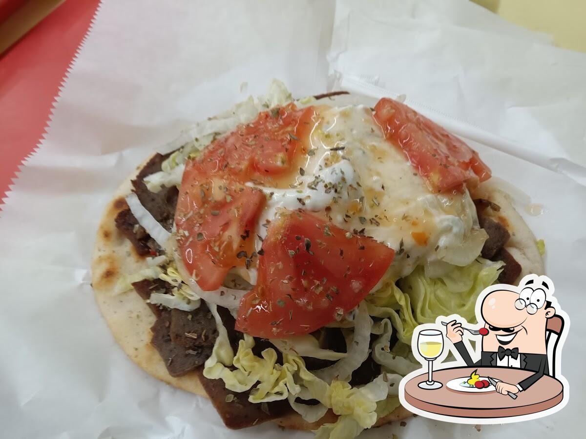 Sinbad's gyro wrap loaded with tzatziki, lettuce and tomato — Ocean City, MD